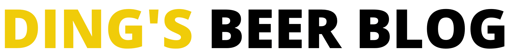 Dings Beer Blog Text Banner